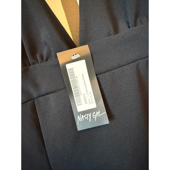 NASTY‎ GAL “Deep On Dancing” Black Mini Dress – Size US 6 / UK 10 - Picture 4 of 4
